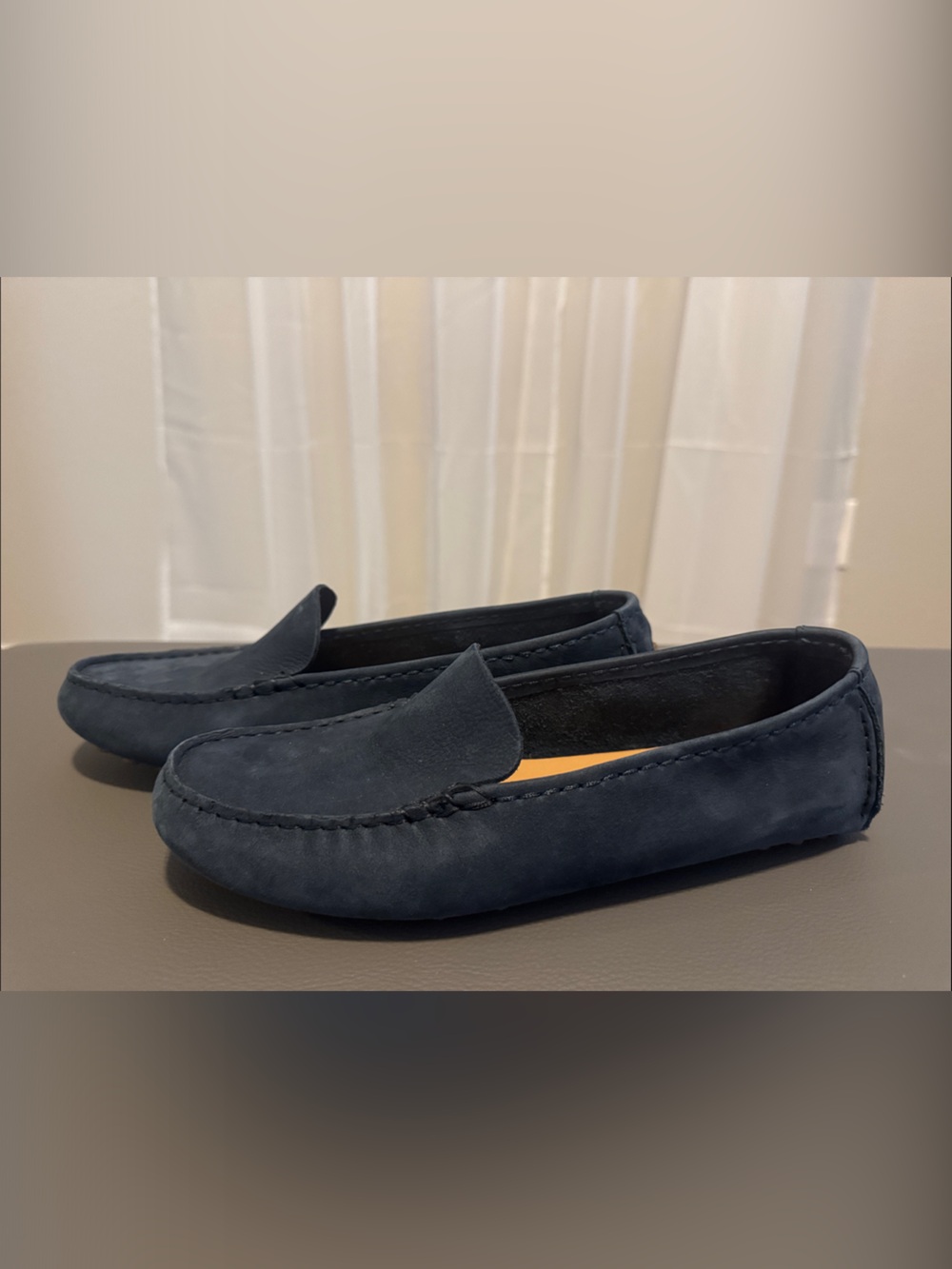 Sperry Navy Women Penny Loafers Port Driving Moccasin